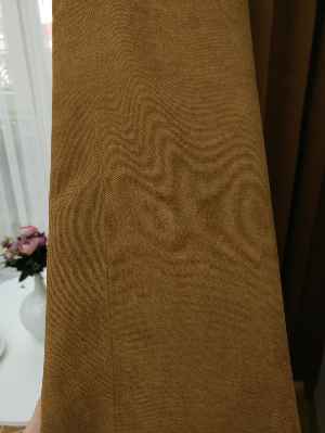 Sütlü Kahve Düz Fon Perde 180cm En- Sütlü Kahve