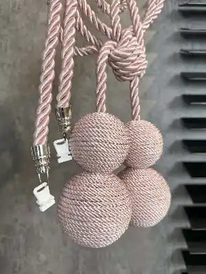 Pembe Braçol Perde Bağı