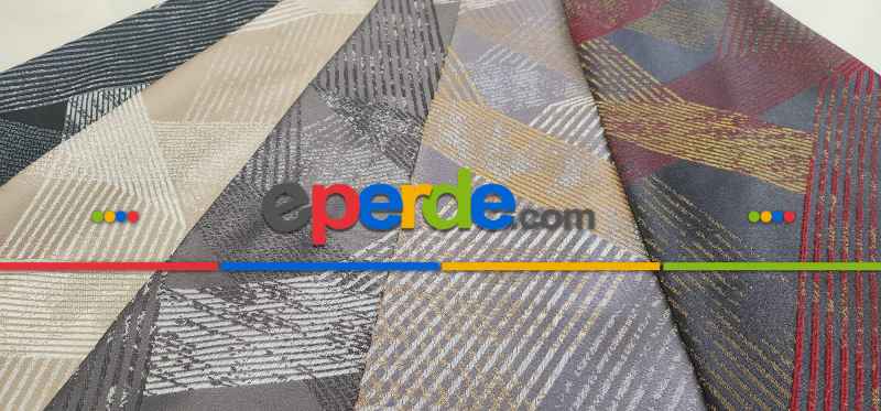 Taç Stream Çizgi Desen Pano Fon Perde 70cm X 290cm 