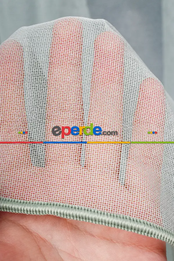 Salon Tül Modelleri - Ofelya Mint Yeşil - Düz Tül Perde