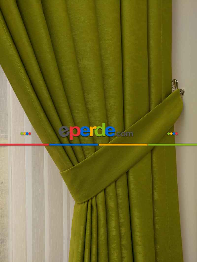 Soft Fon Perde- Fıstık Yeşili