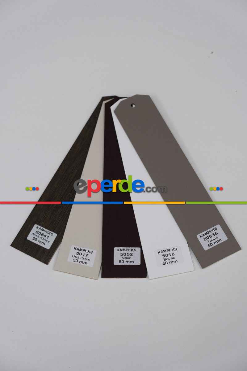 Mutfak - Oda Perde - 50mm Ahşap Jaluzi Perde, , Antrasit, Siyah Ve Ahşap Tonlarında