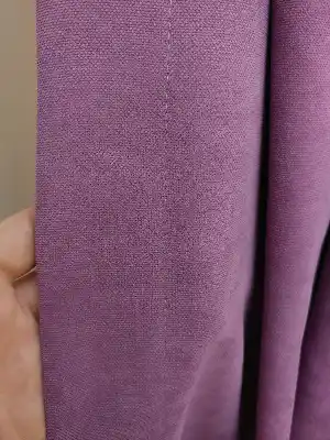 Lila Koyu - Düz Fon Perde ( En 150cm Dökümlü Fon Perde)- Lila Koyu Lila