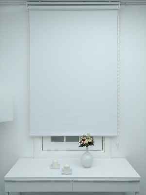 Yatak Odası Stor Perde - Ekru Stor Perde Blackout Işık Geçirmeyen 1.kalite- Beyaz