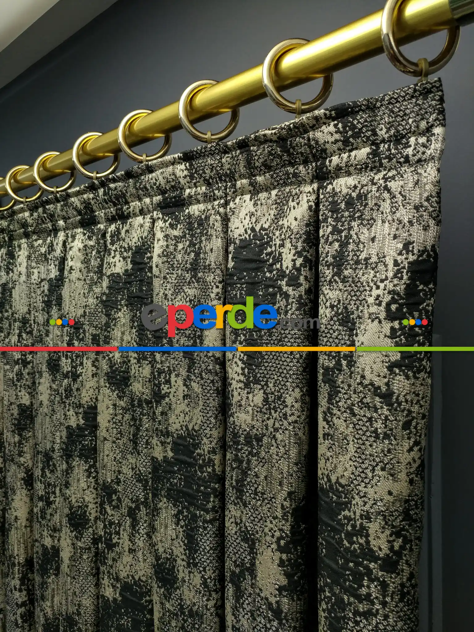 Modern Desenli Jakarlı Salon Fon Perdesi 2021 Seriemodern Desenli Jakarlı Salon Fon Perdesi 2021 Series Özel Renkler- Siyah-bej-gri Açık-gri Koyu