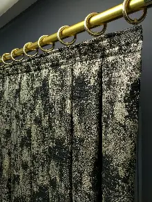 Oturma Odası - PatineDesenli Modern Desenli Jakarlı Salon Fon Perdesi 2021 Seriemodern Desenli Jakarlı Salon Fon Perdesi 2021 Series Özel Renkler- Siyah-bej-gri Açık-gri Koyu