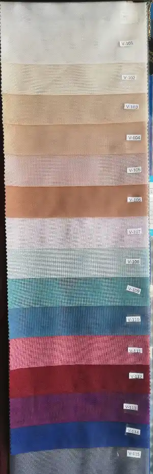 Yeni Trend Kurşunlu Petek Tül Perde- 15 Renk Seçenekli