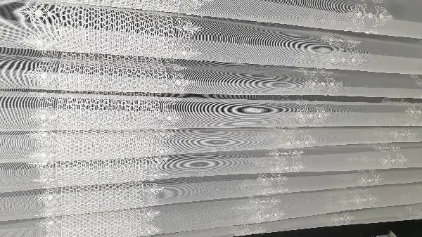 Yatak Odası - Bambu Petek İşleme Ütü İstemez Kırışmaz Tül