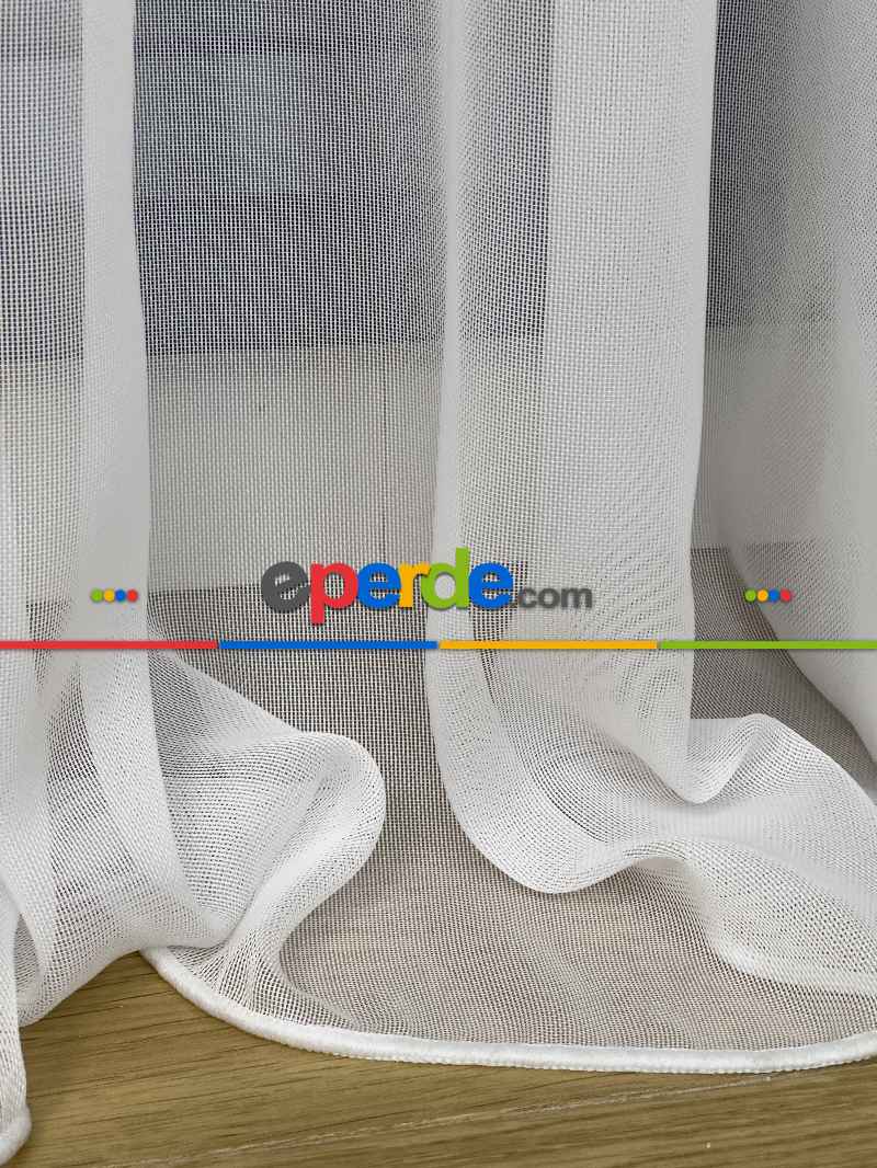 Genç Odası Düz Tül Perde Premium Serisi - Hafif File Tül - Ekru Renk - Ürün Videosu Açıklamada Vardır