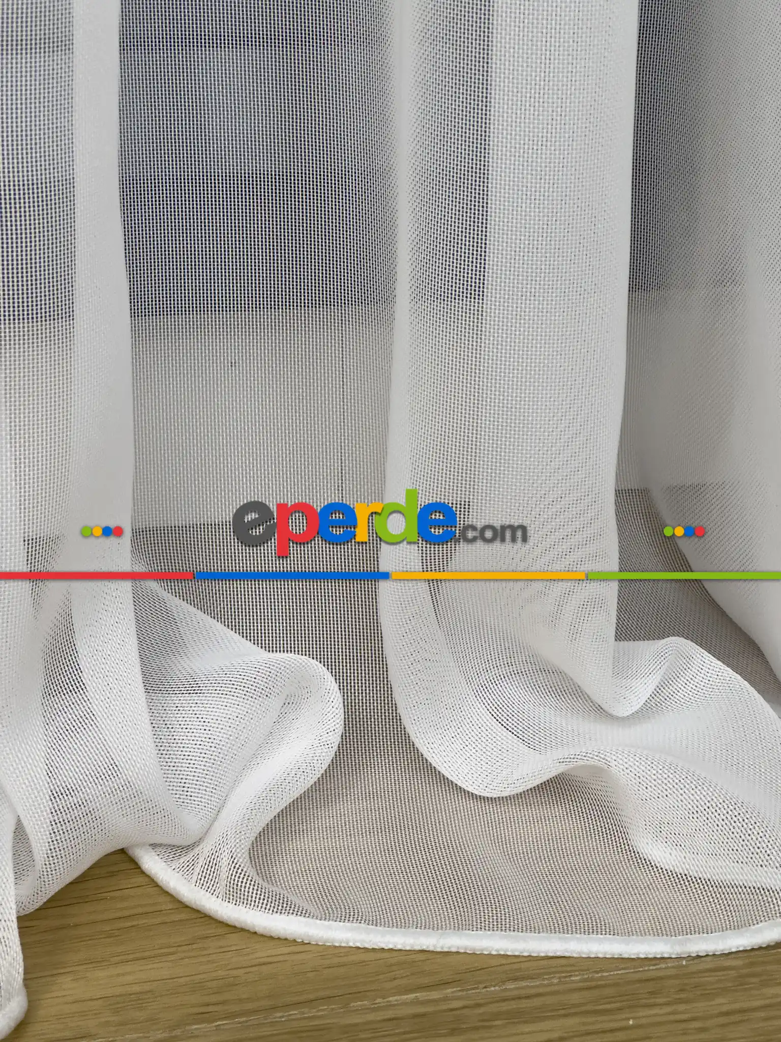 Düz Tül Perde Premium Serisi - Hafif File Tül - Ekru Renk - Ürün Videosu Açıklamada Vardır