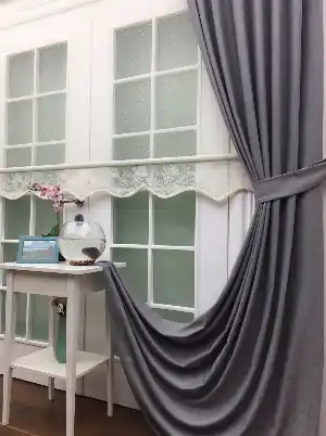 Gri Renk Düz Fon Perde- Gri-füme-antrasit