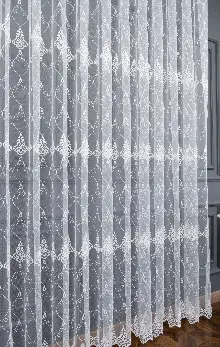 Mutfak Brode Selçuklu Desen İşleme Nakış Tasarım Tül Perde