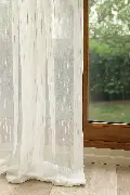 Lüx Bambu Vakko Şantuk Gramajlı Eteği Kurşunlu Ekru Tül