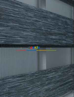 1. Kalite Füme Gri Bambu Zebra Perde