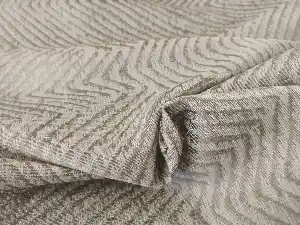 Tribal Desenli Fon Perde - Açık Gri - Kül Rengi- Gri Açık