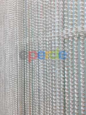 Pudra Pembe Bukle İp Perde- Pembe Pudra Pembe