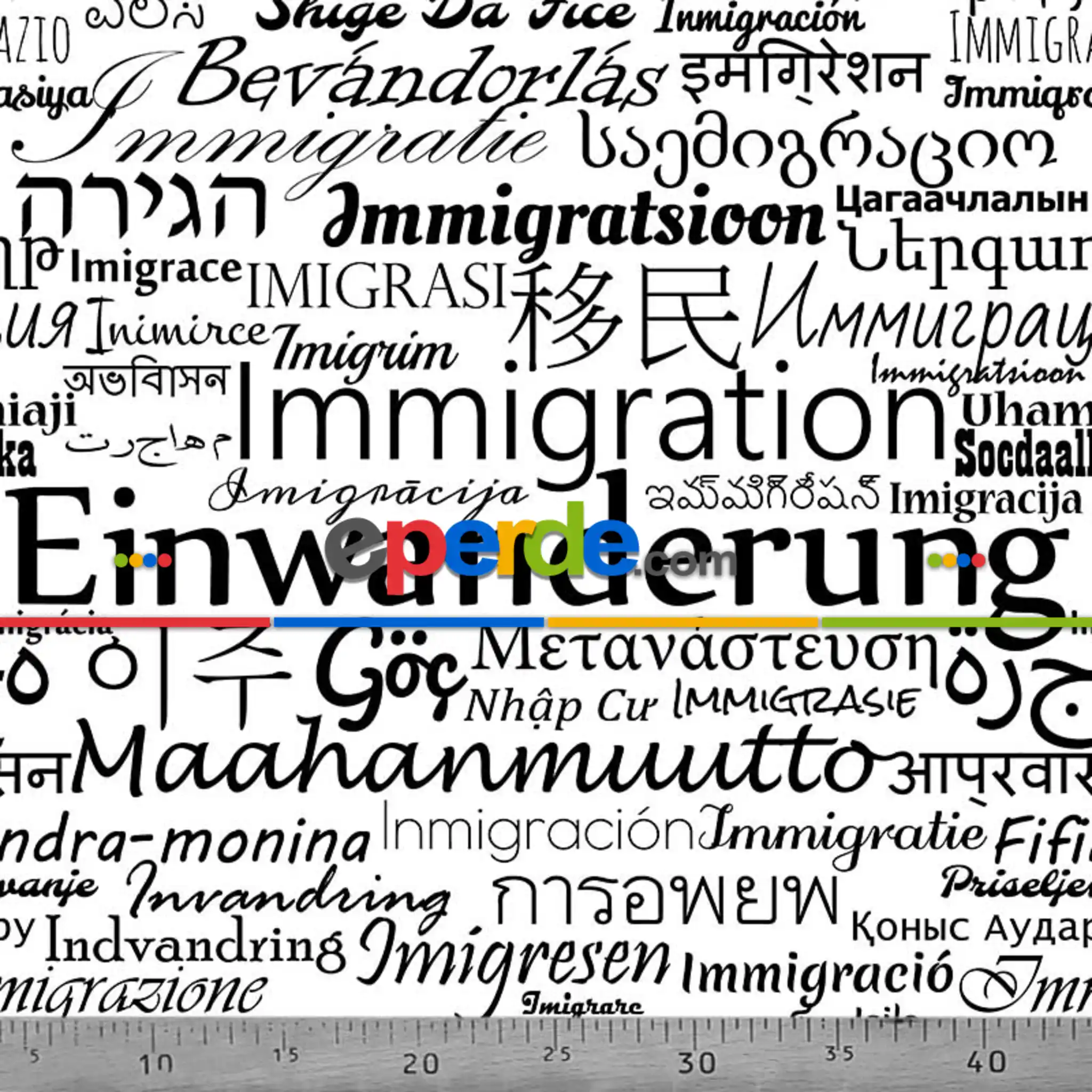 Yazı Desenli Fon Perde Evm761 Kumaşı Kalındır Duck Bezi Değildir- Siyah-Beyaz