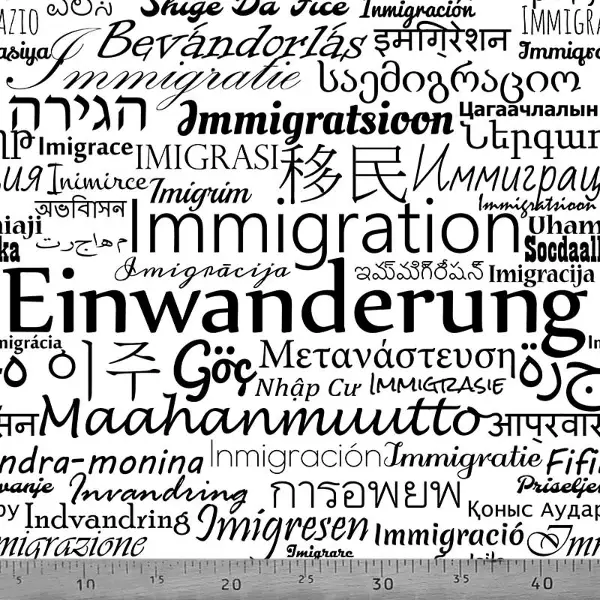 Yazı Desenli Fon Perde Evm761 Kumaşı Kalındır Duck Bezi Değildir- Siyah-Beyaz