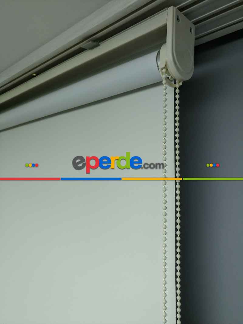 2025 Sezonu - Saten Blackout Stor - Karartma Stor - Işık Geçirmez Stor- Beyaz
