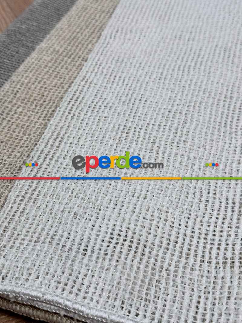 Yatak Odası - Keten Doğal Dokulu Düz Tül Perde, Ağır Gramajlı Özel Dokuma Premium Seri