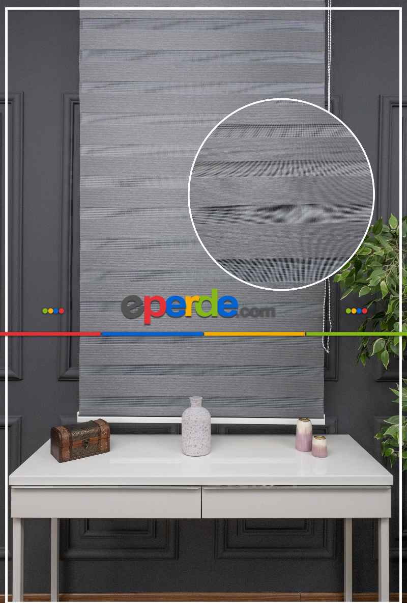 Zebra Perde -new Bambu Düz Zebra Perde