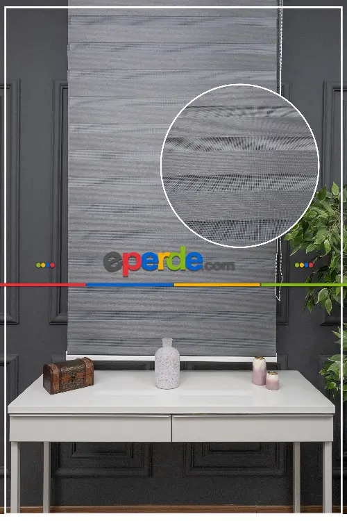 Zebra Perde -new Bambu Düz Zebra Perde