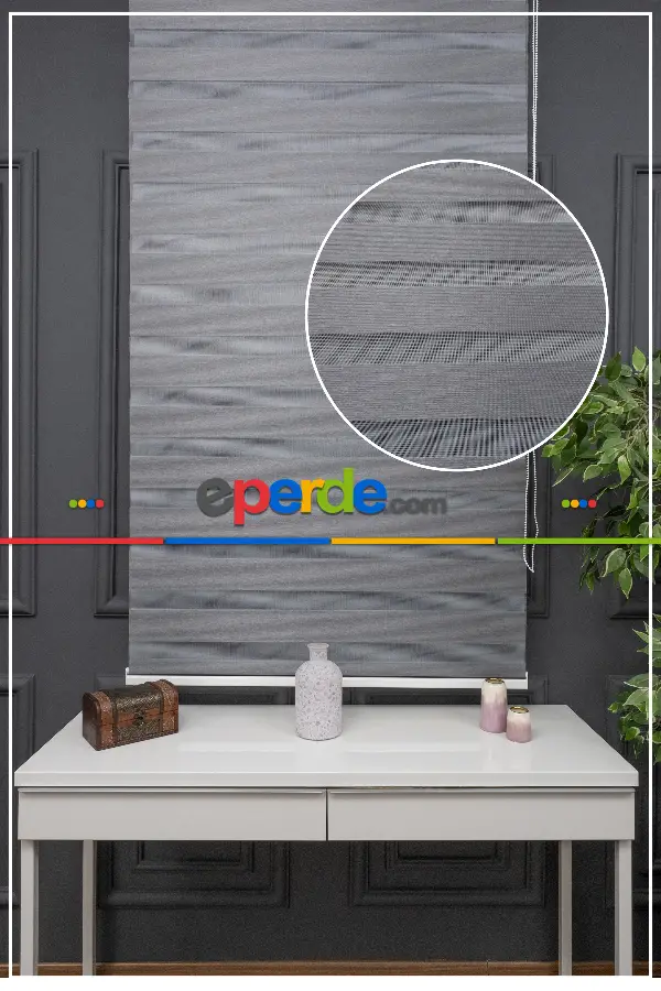 Genç Odası - Zebra Perde -new Bambu Düz Zebra Perde