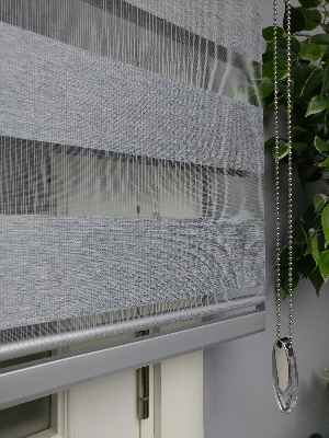 Gri Perle Home Düz Zebra Perde