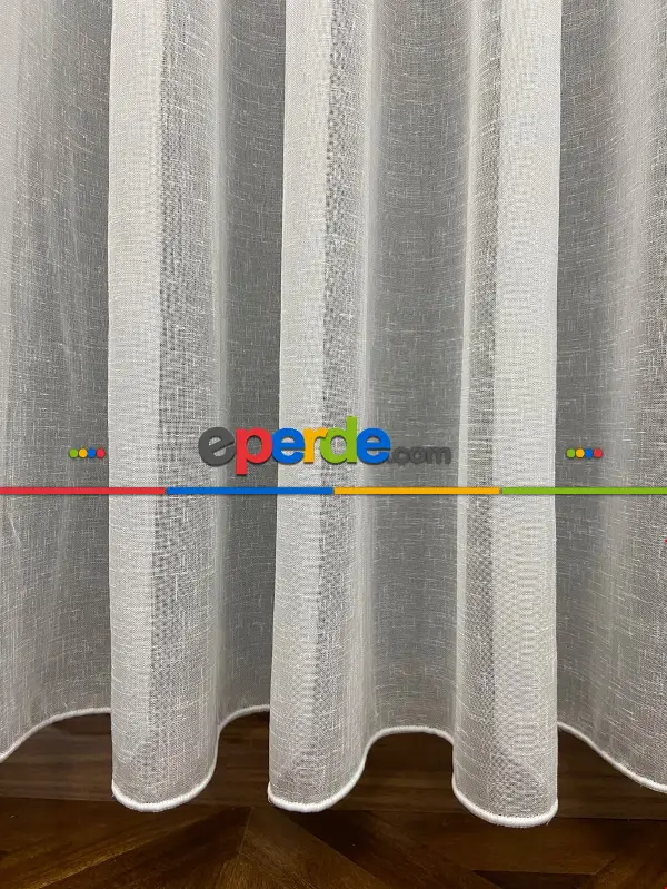 Natural Keten Tül Birinci Kalite İplikten Özel Üretilmiştir - Ütü İstemez