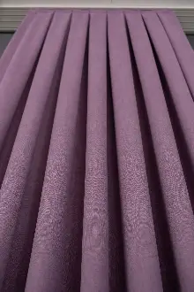 Koyu Lila Düz Fon Perde Dökümlü Fon Perde