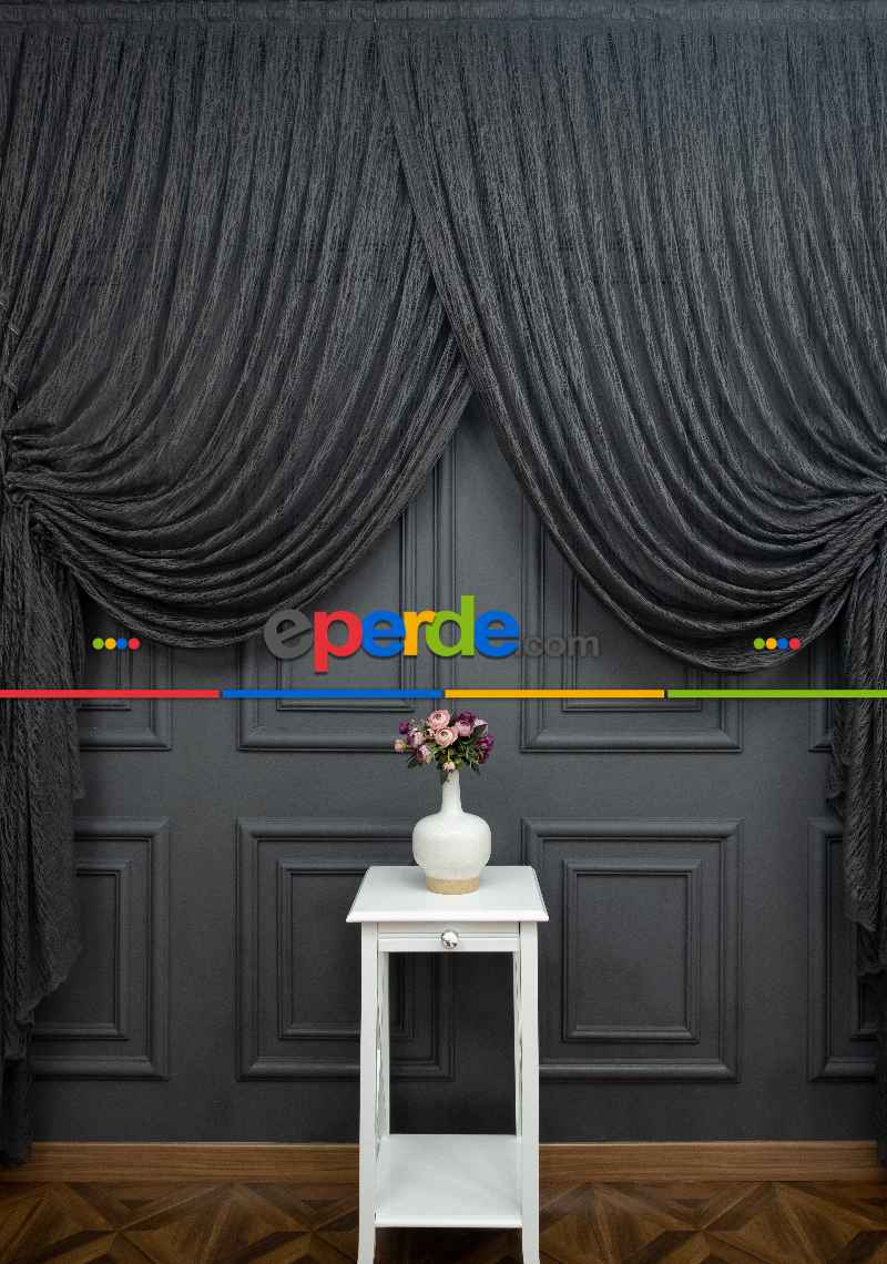 Gri Antrasit Füme Tül Camkırığı Tül