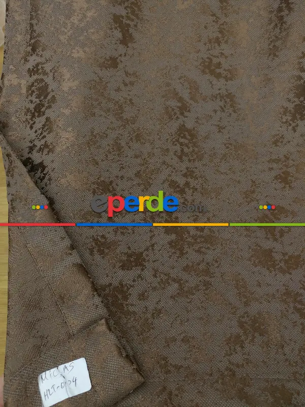 Açık Kahve Duz Jakar Fon Perde (150)- Kahve Açık