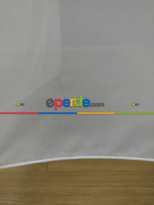 Salon ( Orjinal ) Düz Tergal Tül Perde - Krem Açık-Ekru