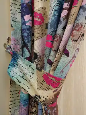 Modern Desenler Kumaş - Metre İle Satış - Dikişsiz Kumaş-  Çok Renkli 3