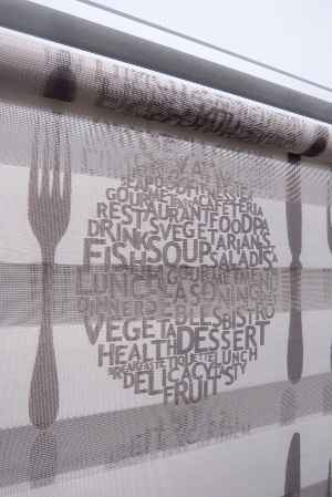 Mutfak Zebra Perde Desenli- Kahverengi