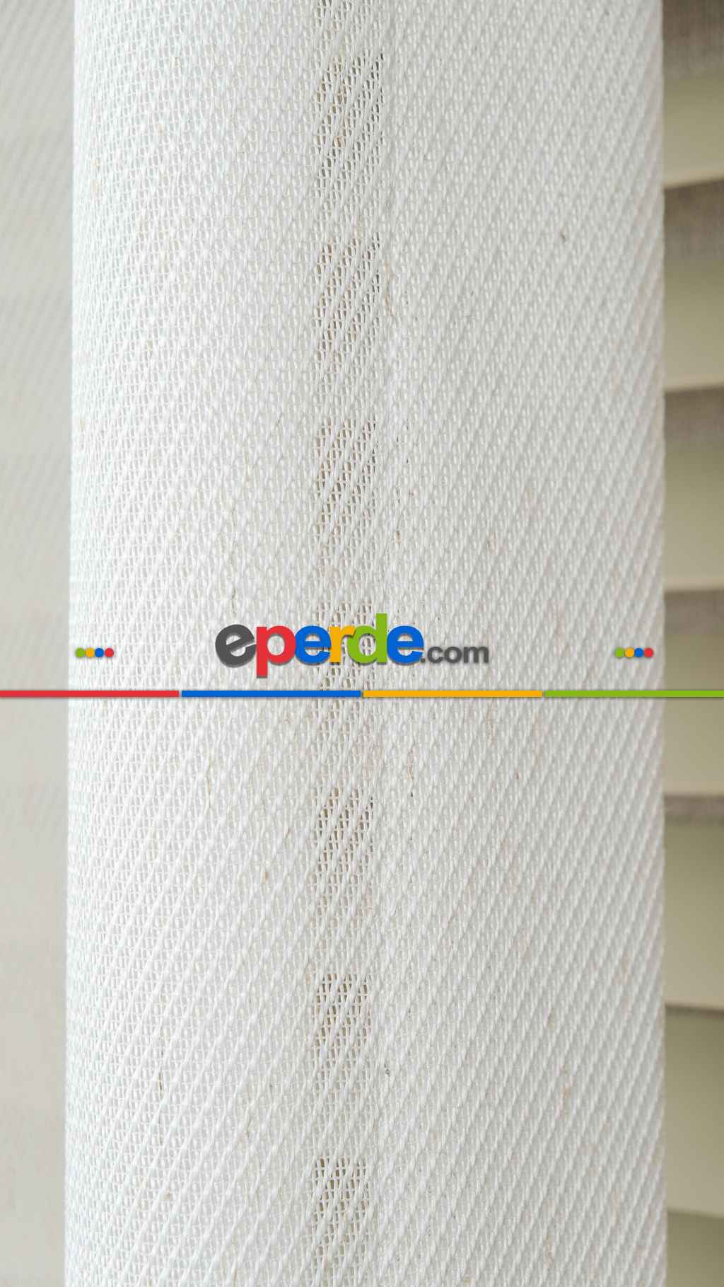 Ekru Sütlü Kahve Kırçıllı Tül Perde, Ağır Gramajlı Premium Seri, Kurşunlu Etek