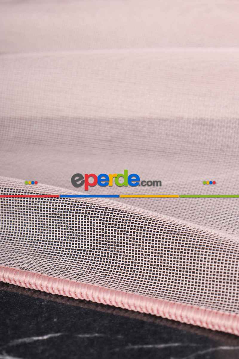 Ofelya Pudra - Düz Tül Perde