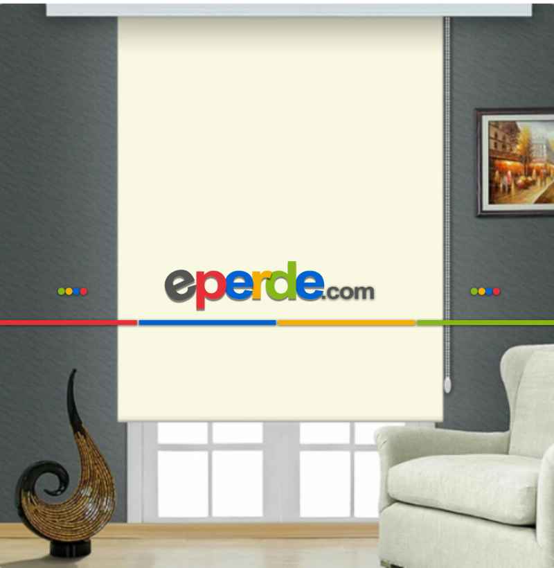 Ekru Blackout Stor Perde