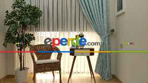 Açık Mavi Renk Jakar Desenli Fon Perde- Mavi Açık-mavi Doymamış