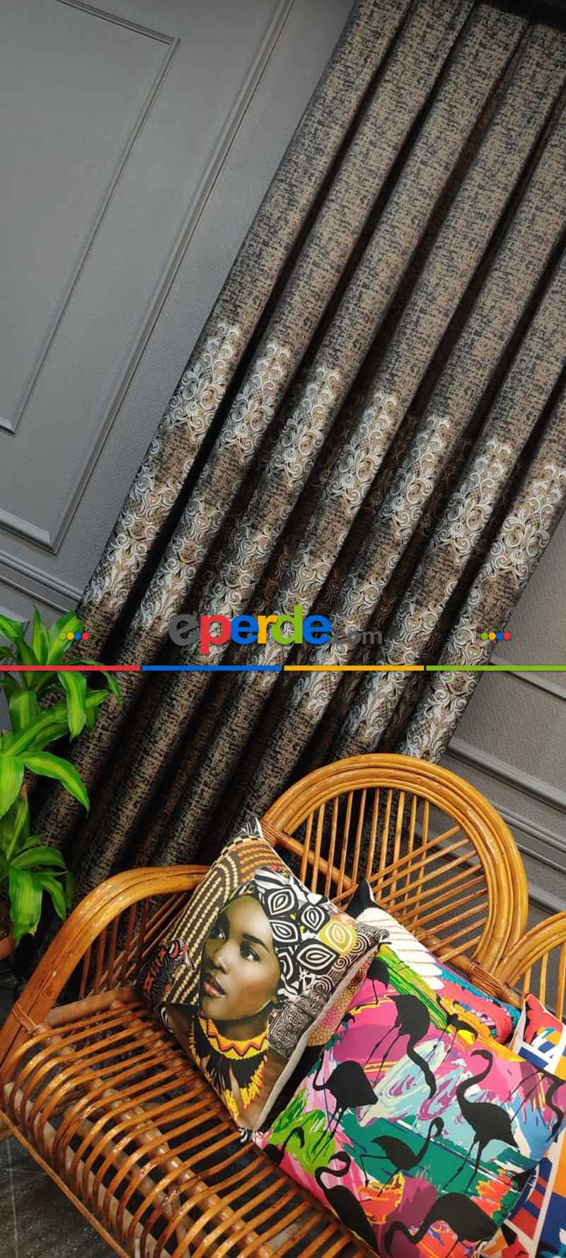 Yatak Odası - 2025 Elit Modern Dokuma Fon Perde - 100 Cm 1 Kanat 50cm X 1cm 