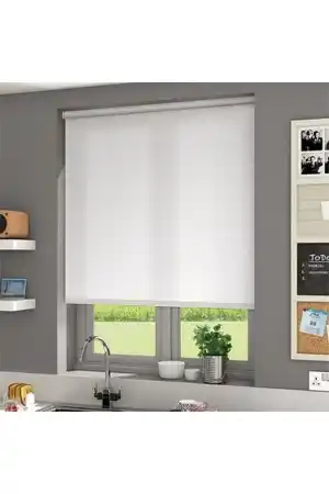 Düz Kalın Stor Perde Pvc Thın Mat Ekru - Yıkanabilir Stor- Ekru