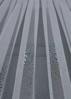 Çocuk Odası - Petek Zemin Çok Renkli Harfler Desenli Grek Baskılı Tül Perde
