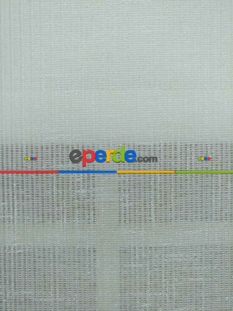 Çiftli Sistem Naturel Keten Tül Stor- Ekru