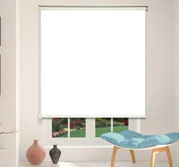 Beyaz Karartma Stor Perde- Beyaz