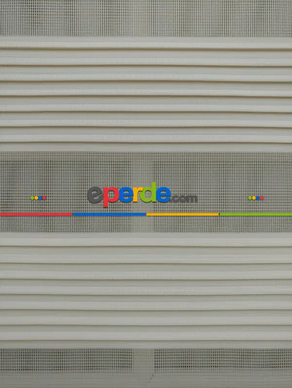 Salon Zebra - Zebra Perde - Dar Pileli Zebra Perde- Bej