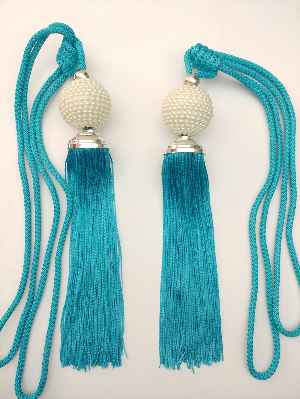 Fon Bağı Braçol Turkuaz İncili- Turkuaz