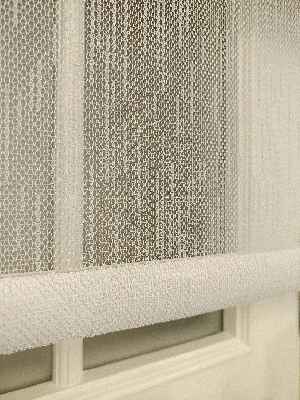 Çiftli Sistem Tül Stor Beyaz Örme Tül- Beyaz