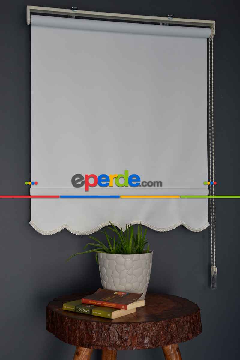 Karartma Stor Perde 2112 Beyaz Renk Alüminyum Kasalı Etekli Veya Eteksiz Blackout