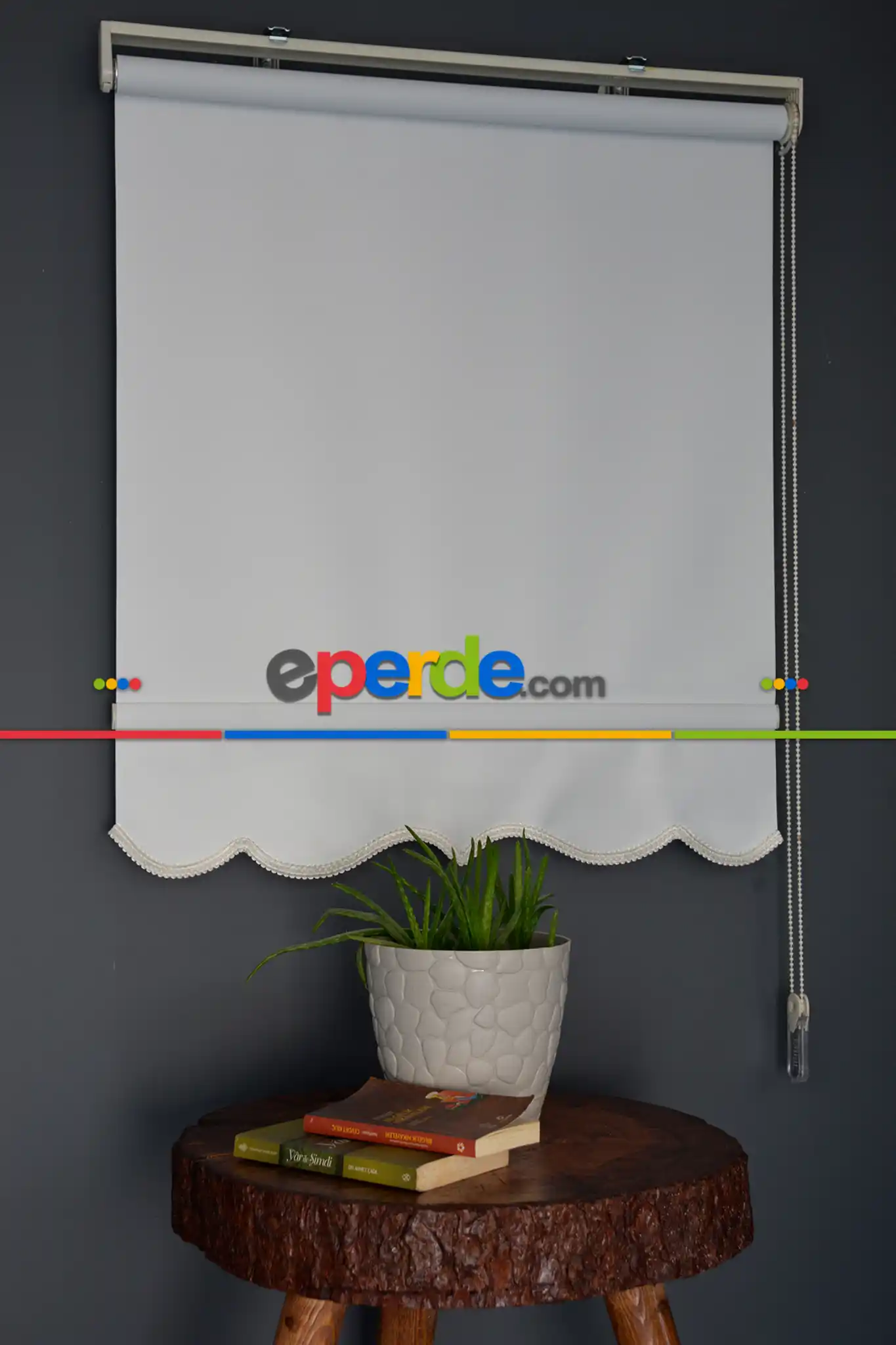 Karartma Stor Perde 2112 Beyaz Renk Alüminyum Kasalı Etekli Veya Eteksiz Blackout