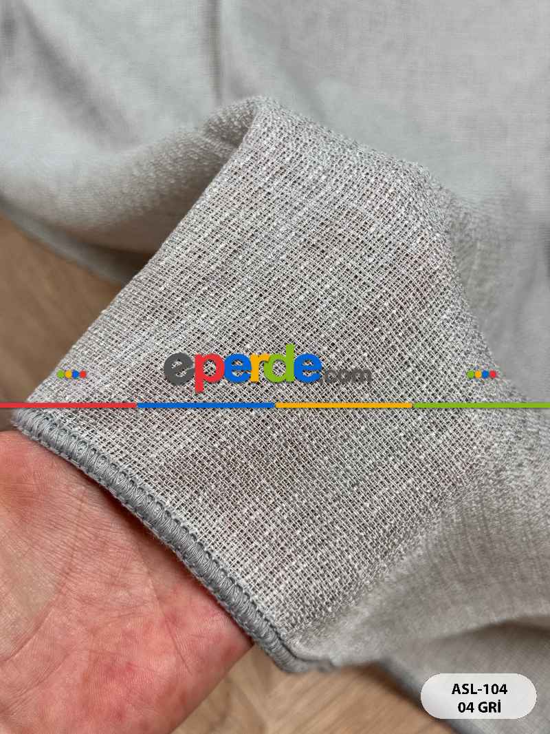 Sedefli Doğal Dokulu Düz Tül Perde, Ağır Gramajlı Özel Dokuma Premium Seri